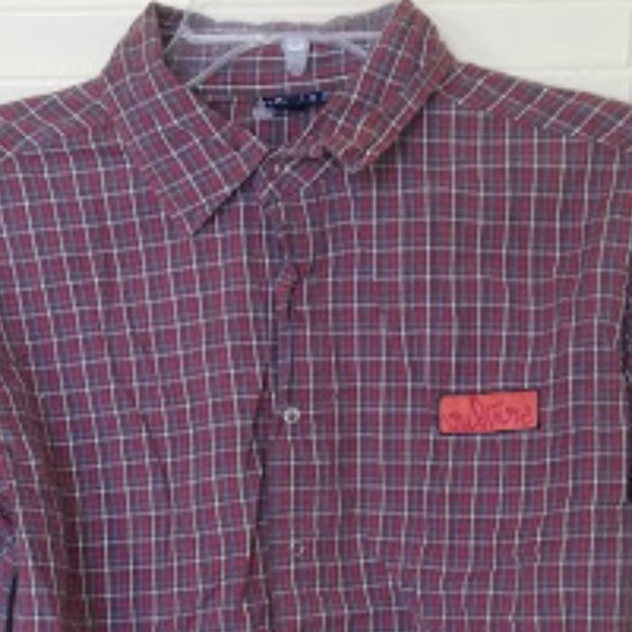 --- Brown Layered Shirt Boys Large (runs big) - Picture 2 of 3